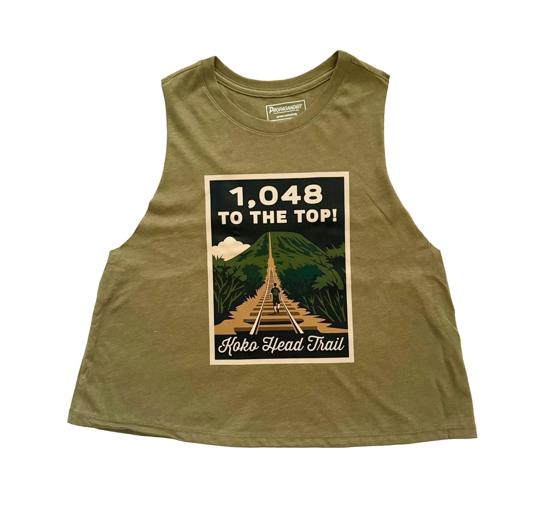 Koko Head Trail Racerback Crop - Propagandist Co