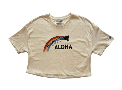 Spread Aloha Weekender Crop Tee - Propagandist Co